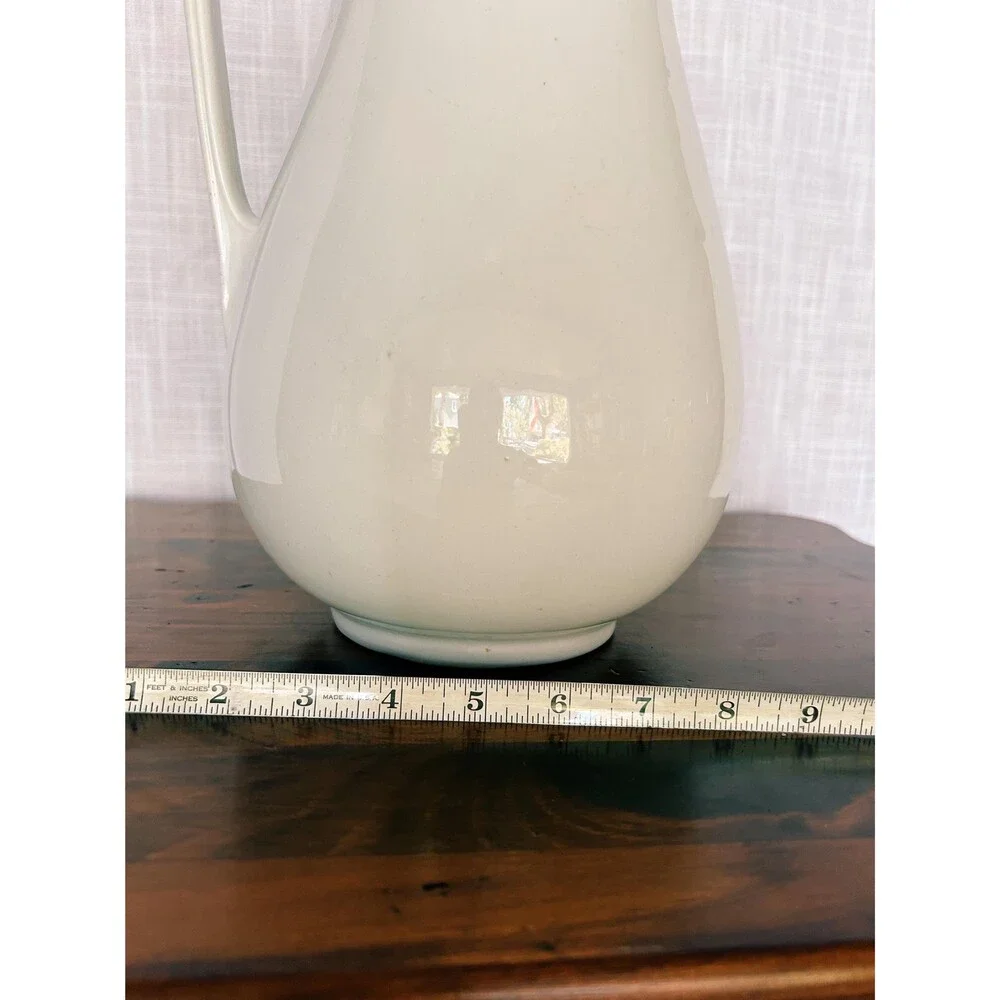 Antique WH Grindley Royal Ironstone White Pitcher 1891-1914
